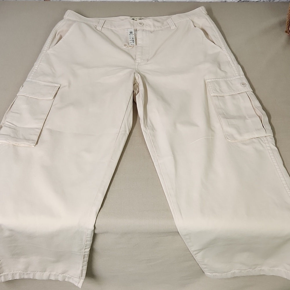 Madewell Wide Leg Cargo Pants Size 31. NWT